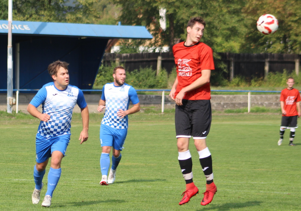 Michal Štol ve výskoku / Zdroj: Děčínský Deník, Autor: Jaroslav Zeman